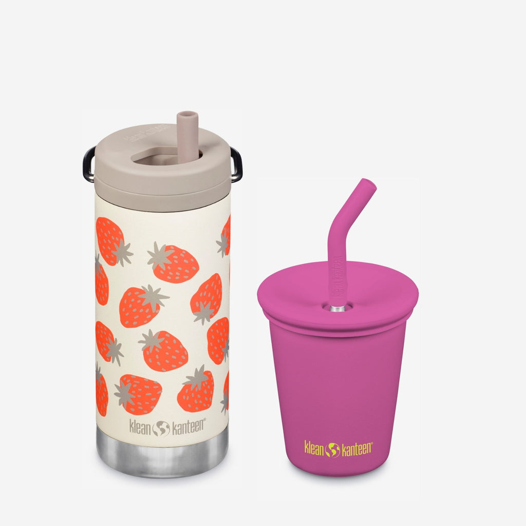 Kid's Sippy Cup and Wide Water Bottle Set